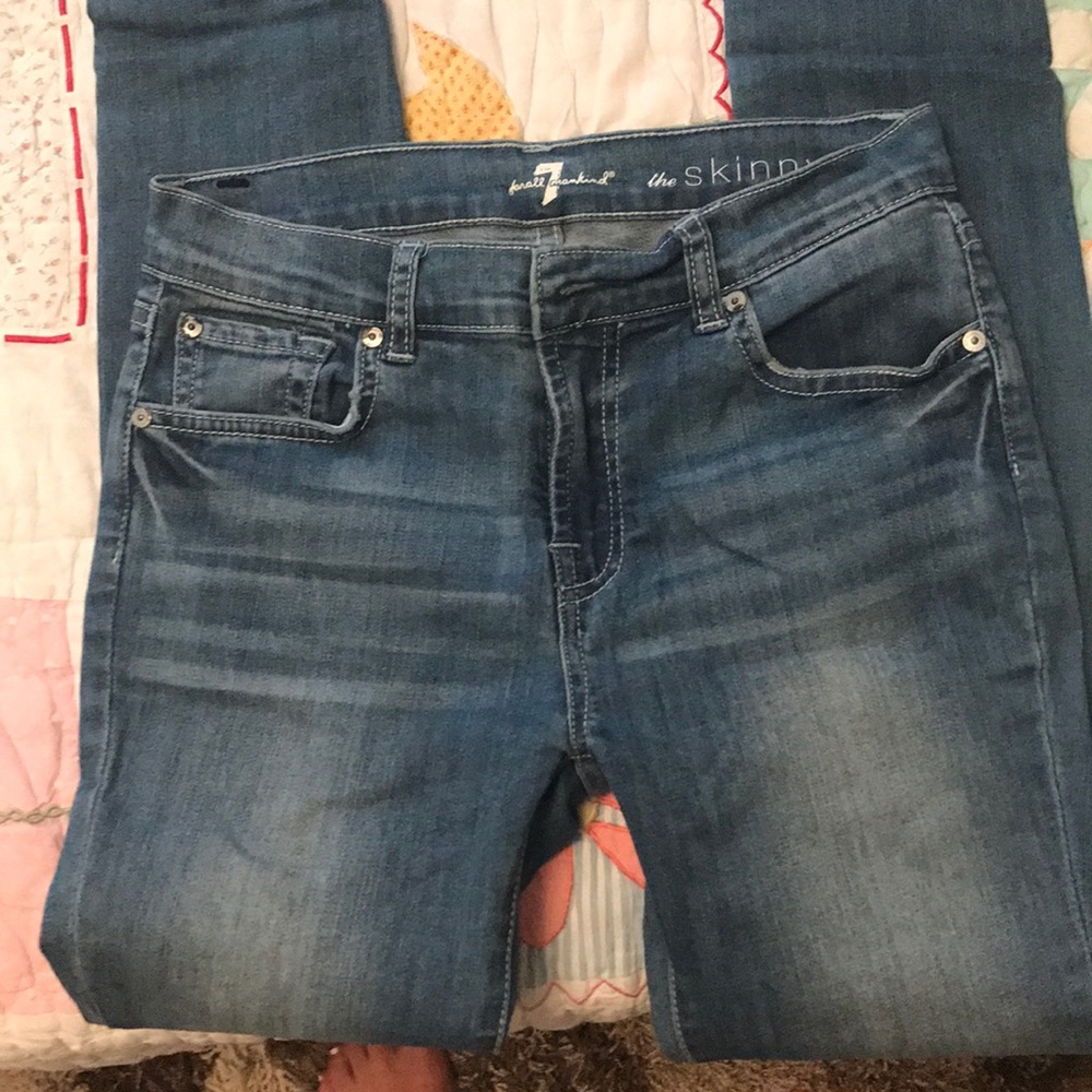 Skinny seven jeans lighter wash